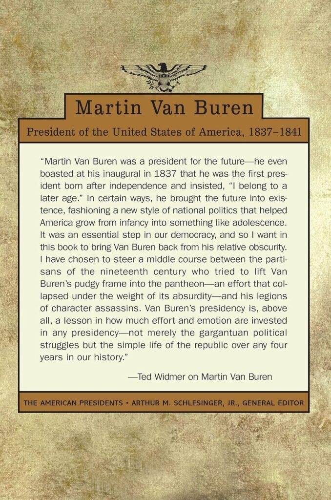 Martin Van Buren: The American Presidents Series: The 8th President, 1837-1841     Hardcover – January 5, 2005